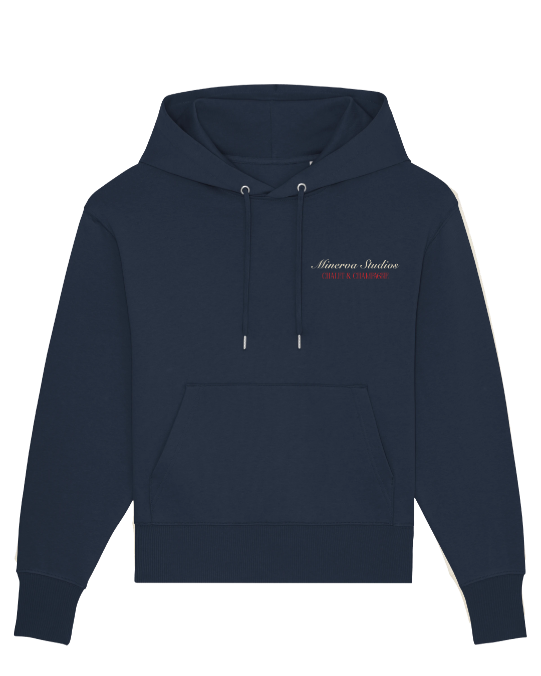 Chalet & Champagne Hoodie Navy