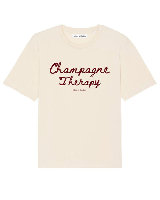 Champagne Therapy T-Shirt - Cream