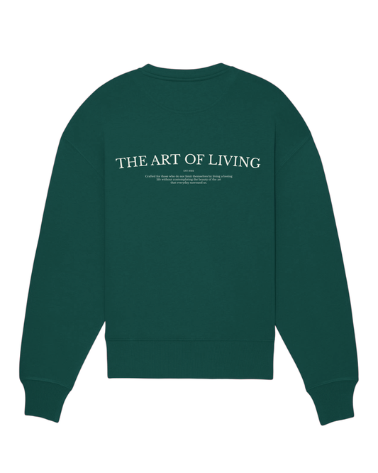 Art of Living Crewneck - Bottle Green